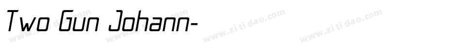 Two Gun Johann字体转换